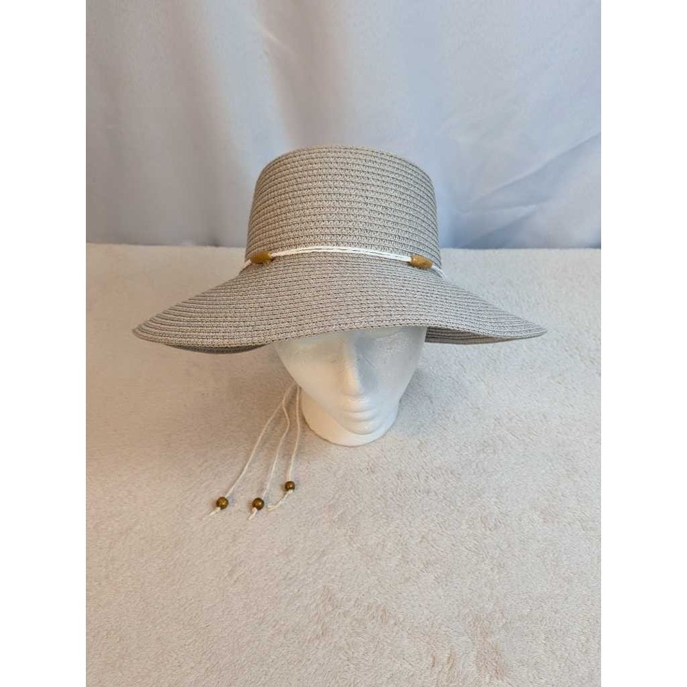 Stylish Woven Paper‎ Sun Hat Wide Brim Beach Vacation Accessory